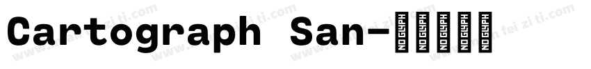 Cartograph San字体转换